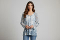 Origami Star Lace Blouse Size Small