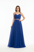 Anny Lee Strapless Long Blue Formal Size 12-14