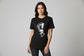 Western White Horse Black T Shirt  Size Medium