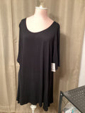 Mari Clare simple black dress size 2x