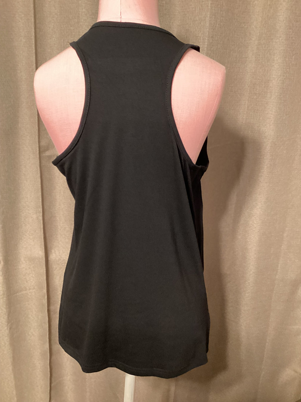 Men’s gothic black & red skull tank top. Size large