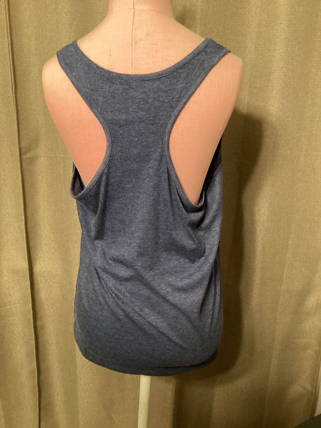 Western grey horse tank top size medium