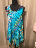 Culture shop plus size teal sleeveless dress with pockets