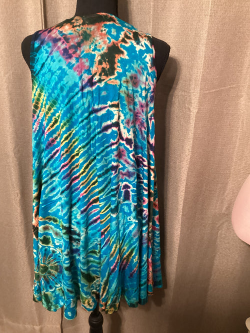 Culture shop plus size teal sleeveless dress with pockets