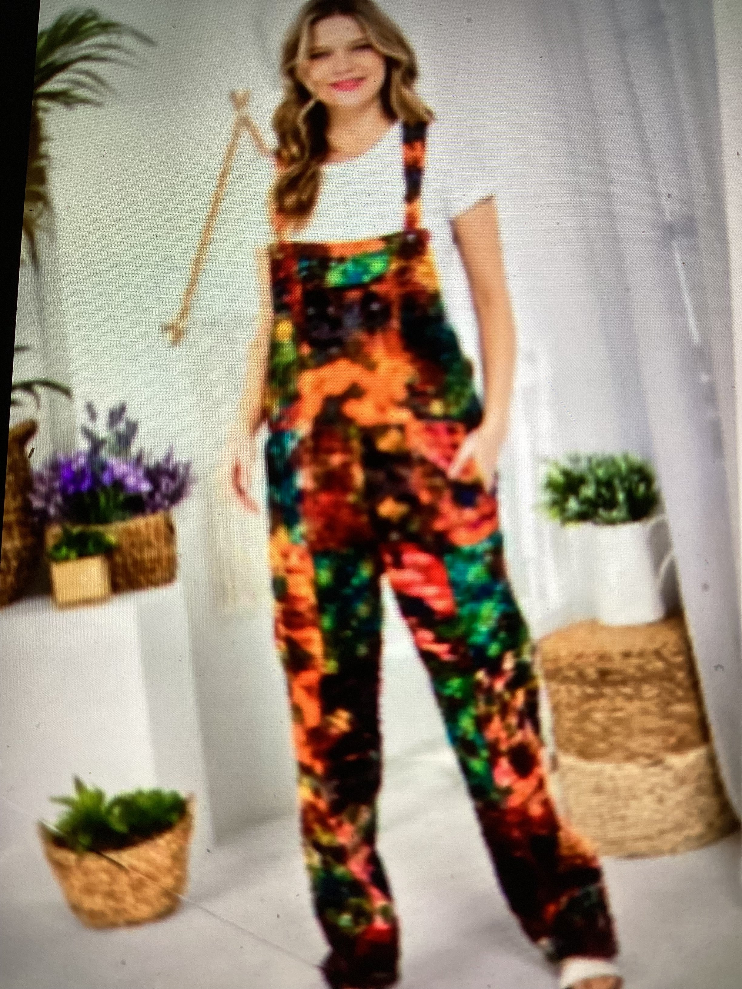 Kathmandu multicolored tie dye jumpsuit sizes s/m,l/xl