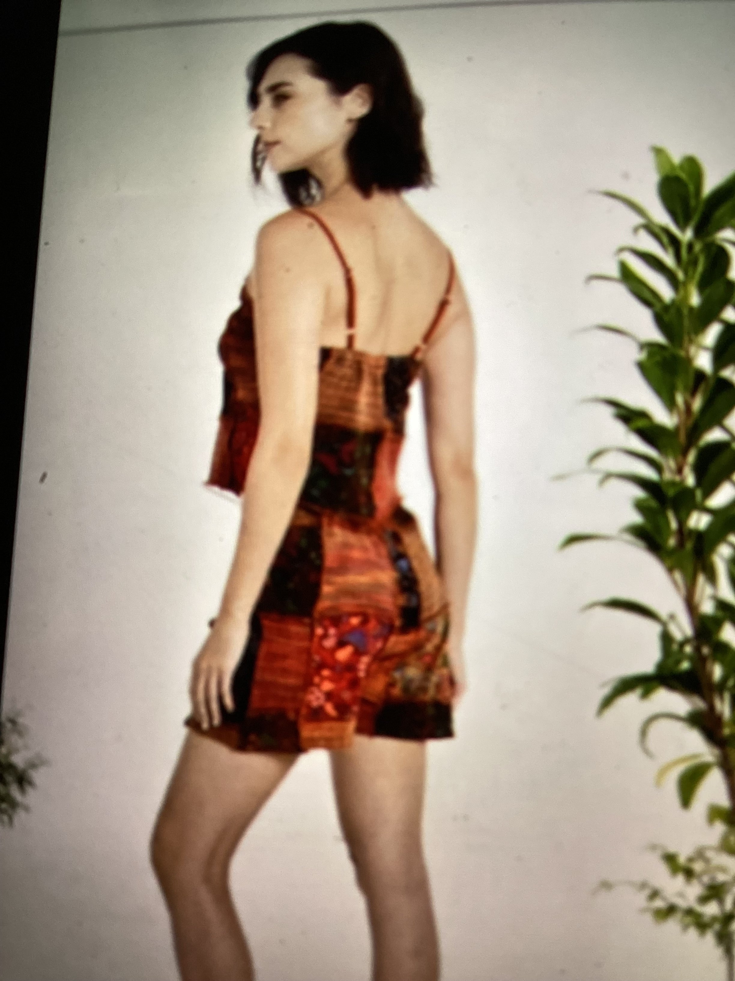 Kathmandu mushroom patchwork shorts