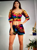Kathmandu tie dye shorts one size