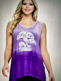 Yak&yeti mushroom tank top, sizes available s,m,l,xl