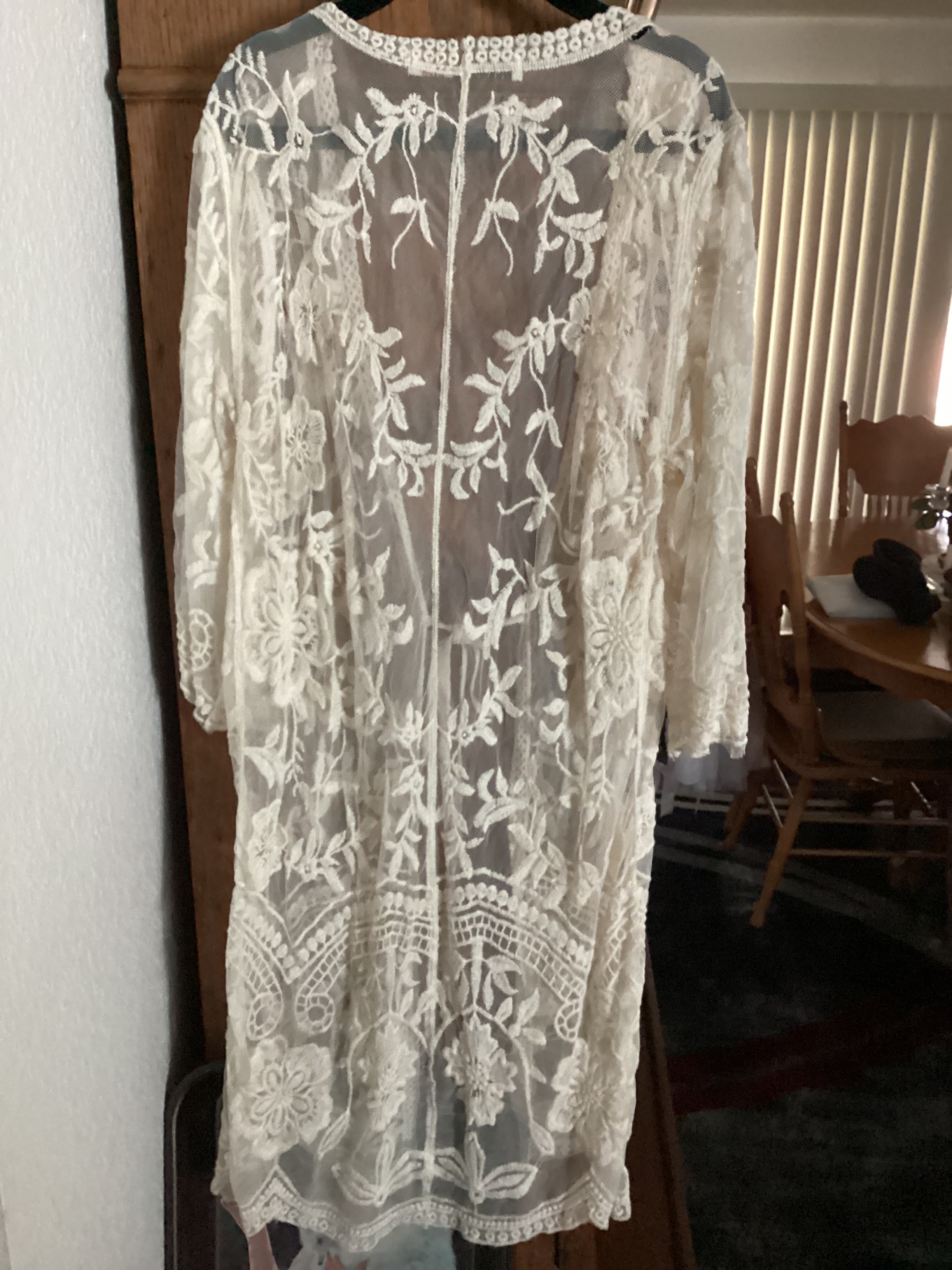 Origami Teen Girls Long Sleeve Lace Cardigan