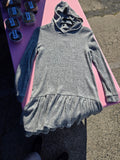 Women’s Long Sleeve Top with Hoodie & Pleated Bottom Sizes S,M,L