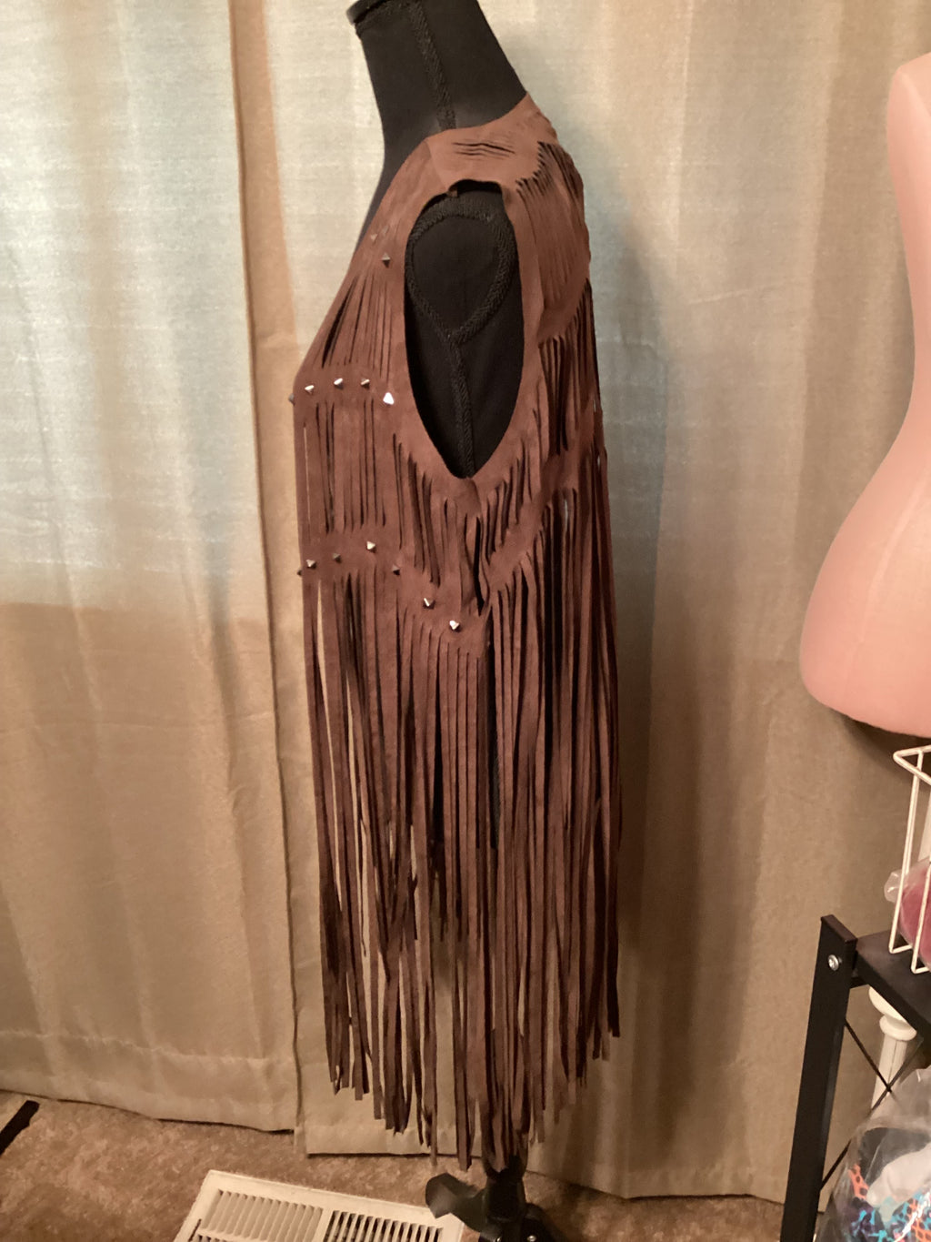 Idyllwind Suede Long Fringe Cardigan Size S/M