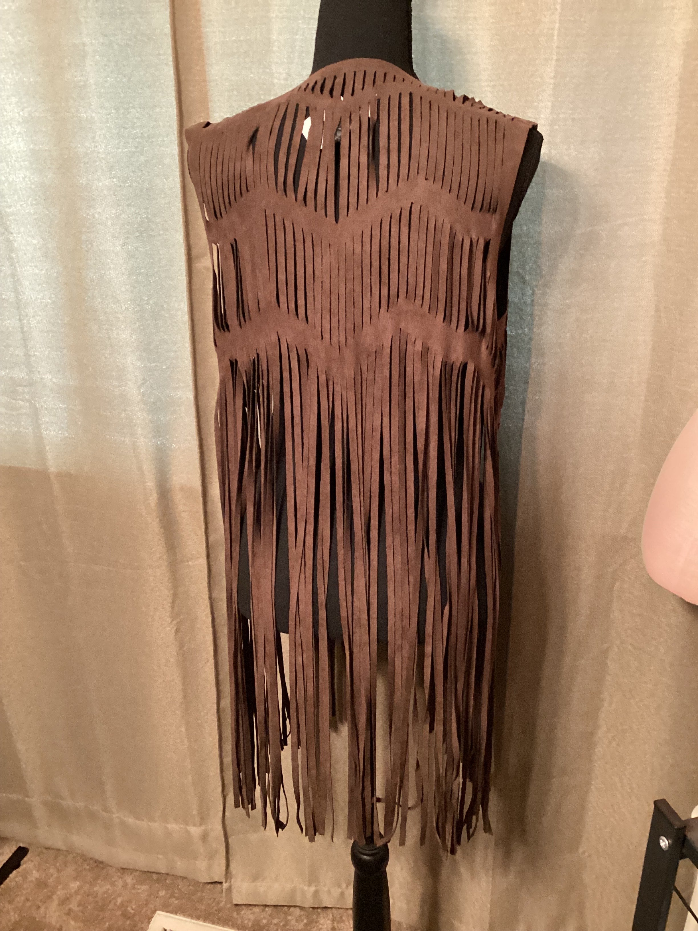 Idyllwind Suede Long Fringe Cardigan Size S/M