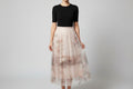Origami Floral Pleated Skirt Size Small