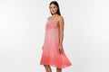 India Boutique Coral Dress with Open Back Size Fits up to Large