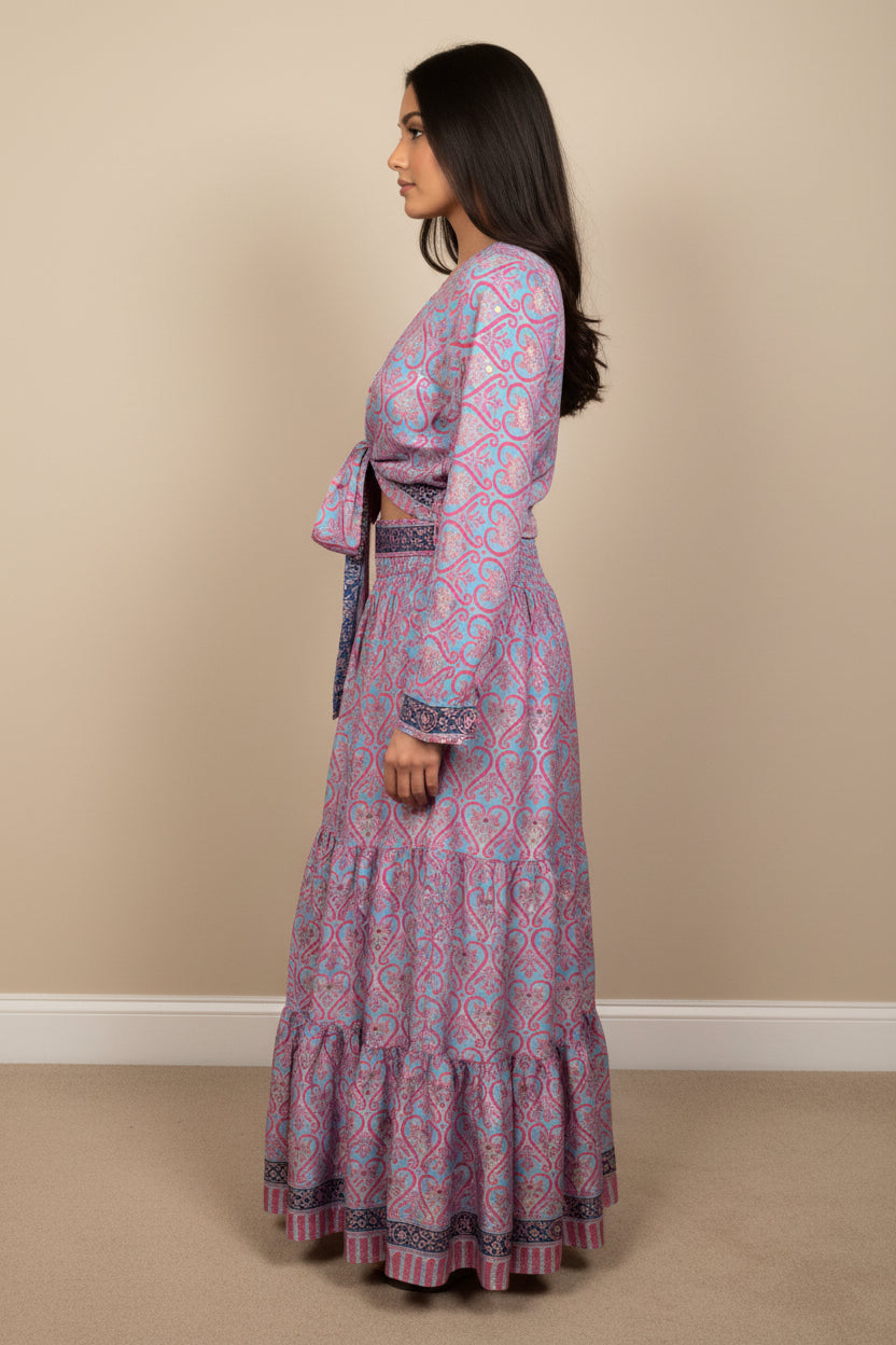 India Boutique 2 Piece Dancer Skirt Set One Size