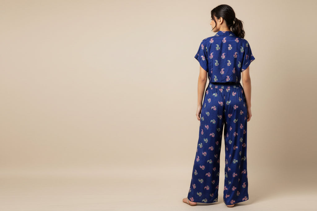 India Boutique 2 Piece Dancer Wrap Pant Set One Size