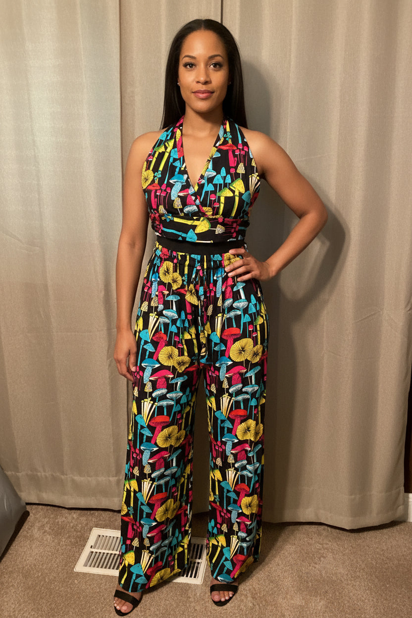 Ashley Taylor 2 Piece Mushroom Pant Set One Size