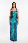 India Boutique 2 Piece Tie Dye Pant Set One Size