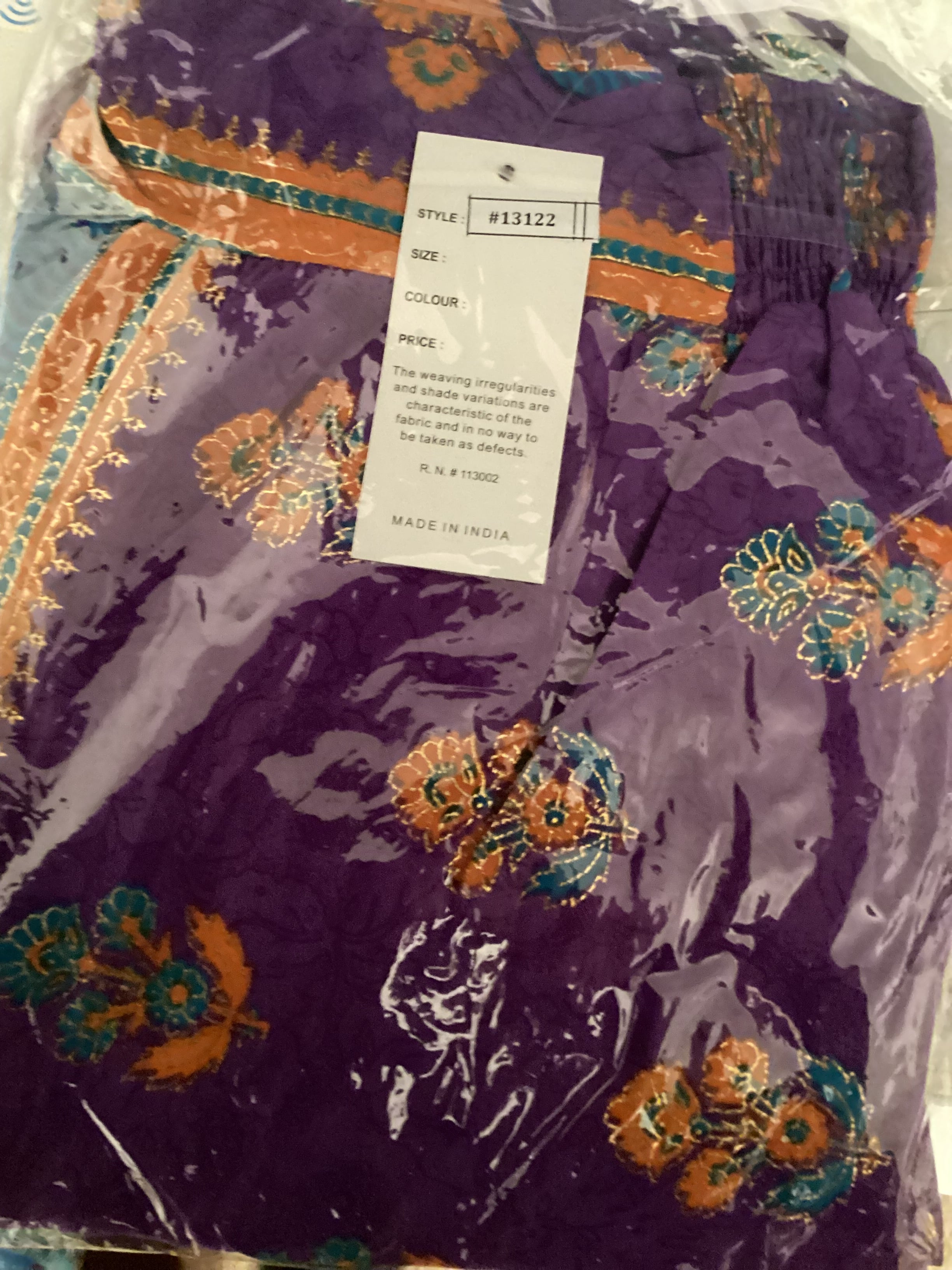 India Boutique 2 Piece Dancer Wrap Pant Set One Size