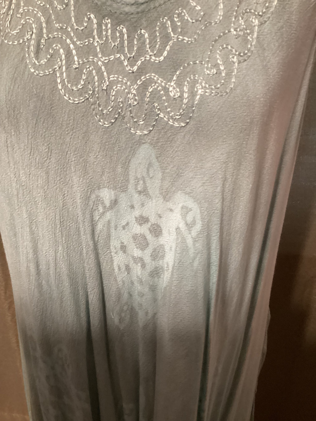 India Boutique Light Grey Turtle Dress One Size