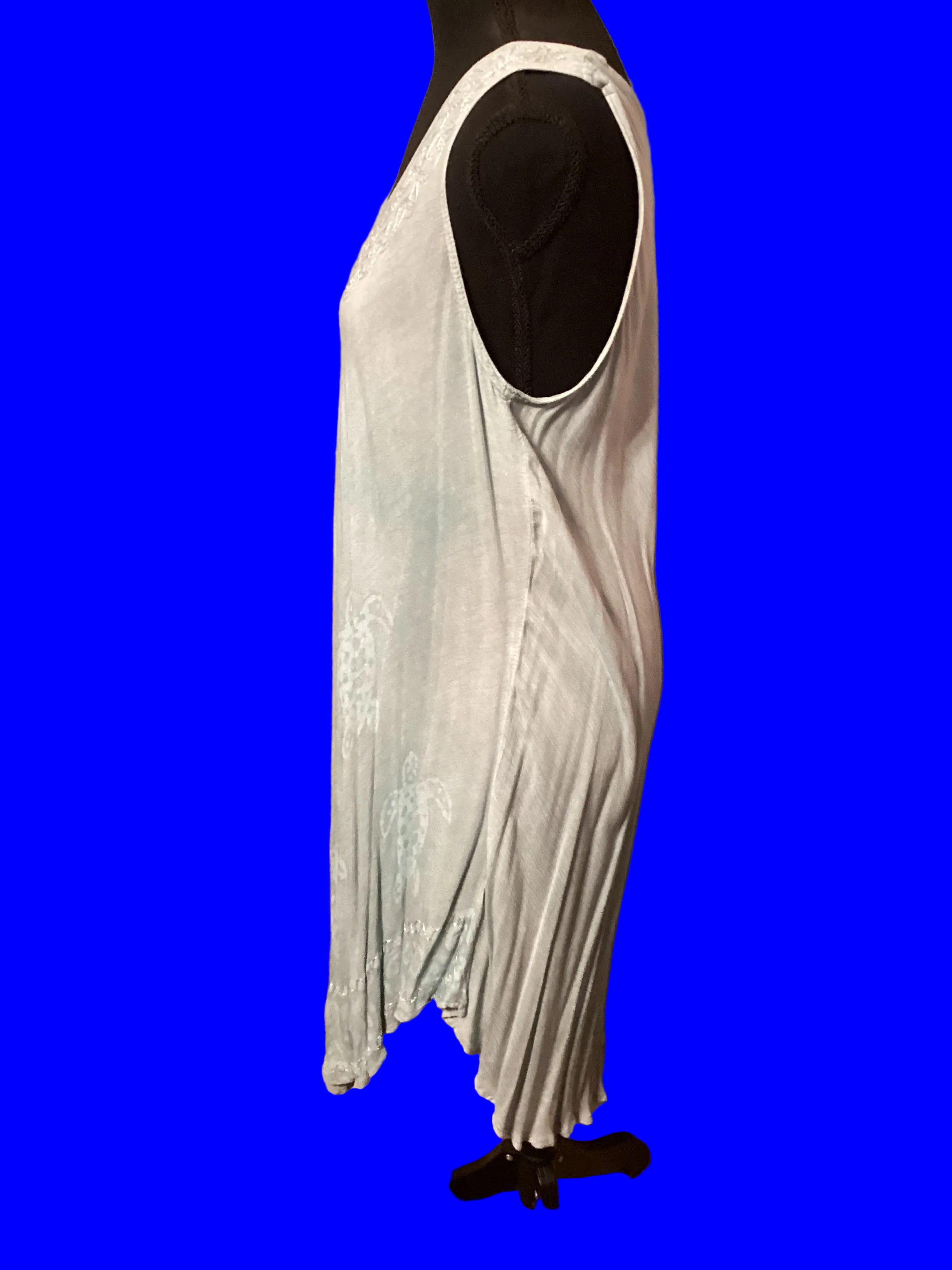 India Boutique Light Grey Turtle Dress One Size