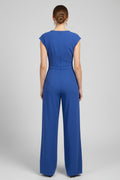 City Goddess Blue Jumpsuit with Pockets Size 10