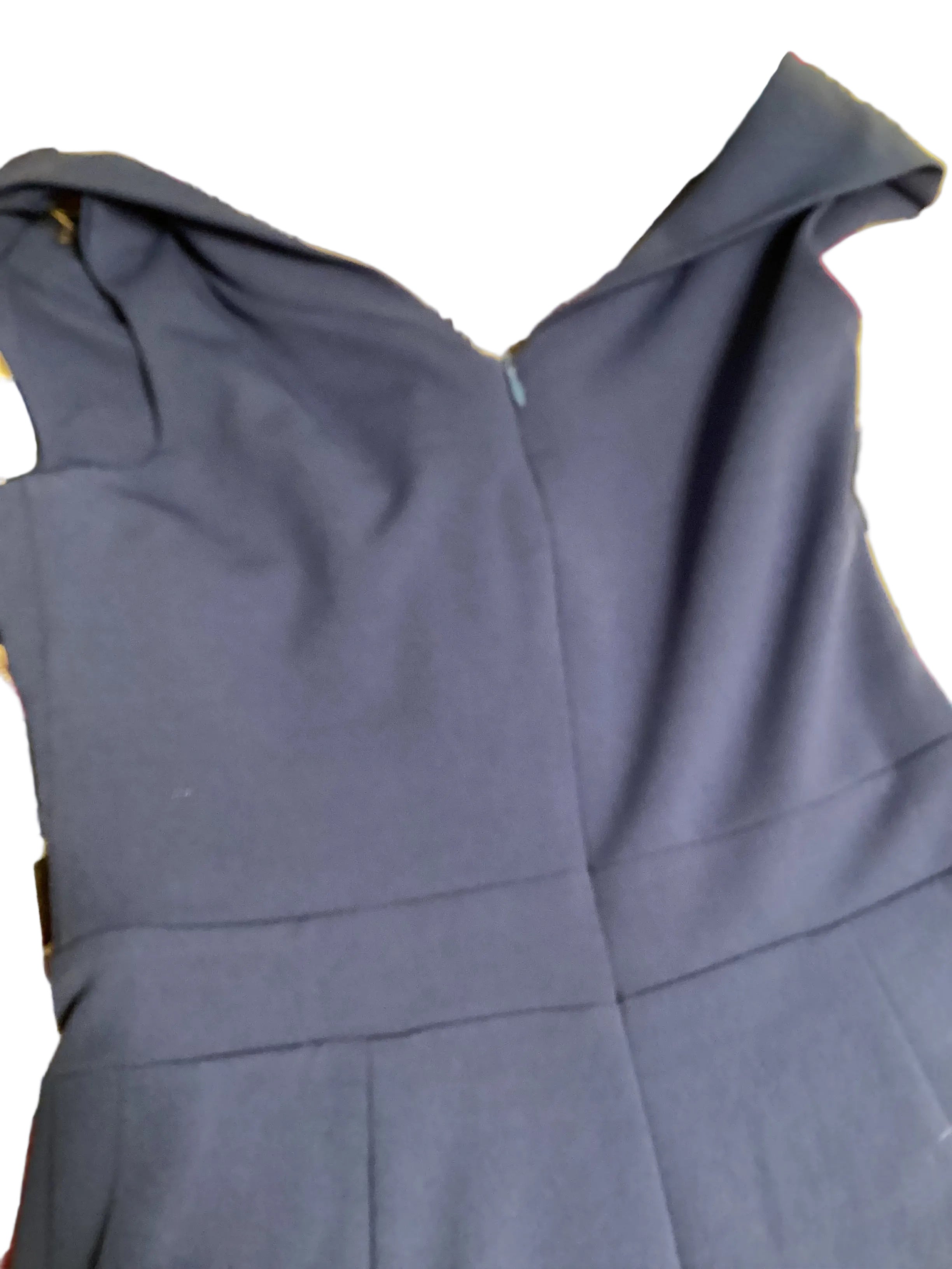City Goddess Blue Jumpsuit with Pockets Size 10