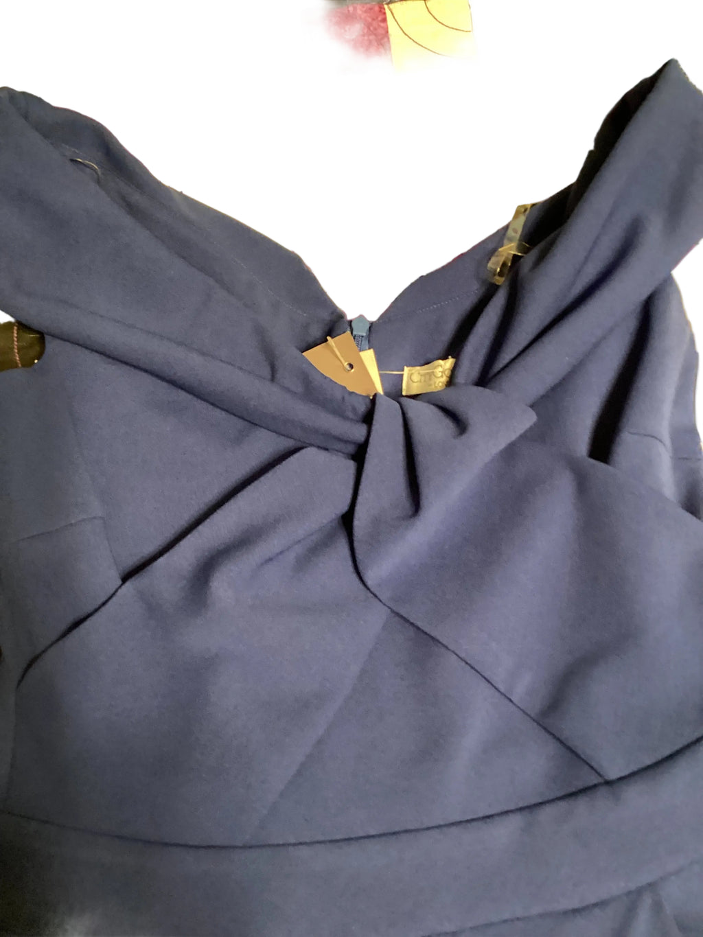 City Goddess Blue Jumpsuit with Pockets Size 10