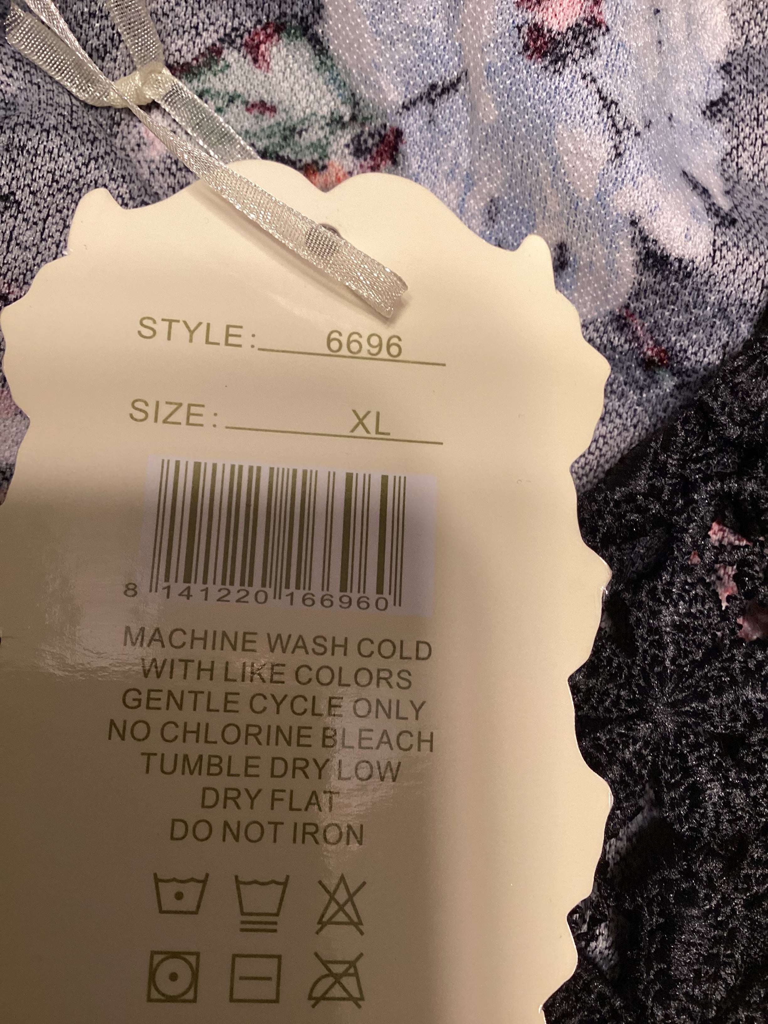 Ace Fashion Flower Short Dress Size XL