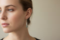 Silver Microphone Earrings