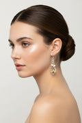Cute Yellow Bee Earrings with stones