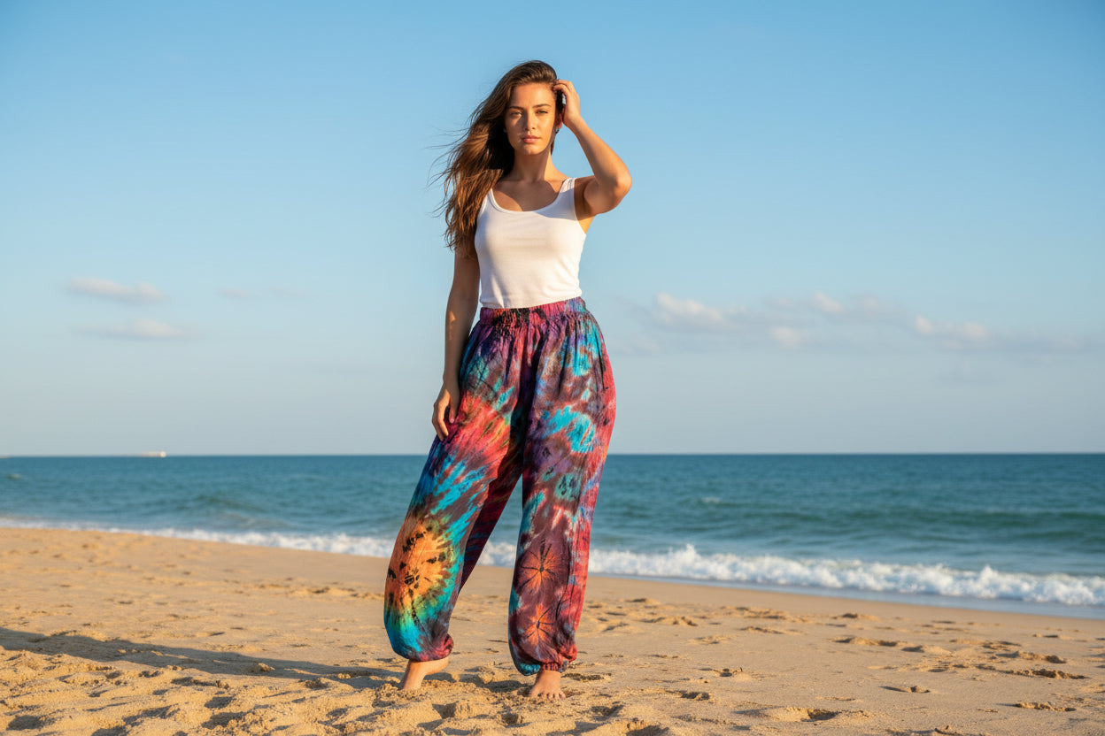 Culture Shop Tie Dye Harem Pants  One size