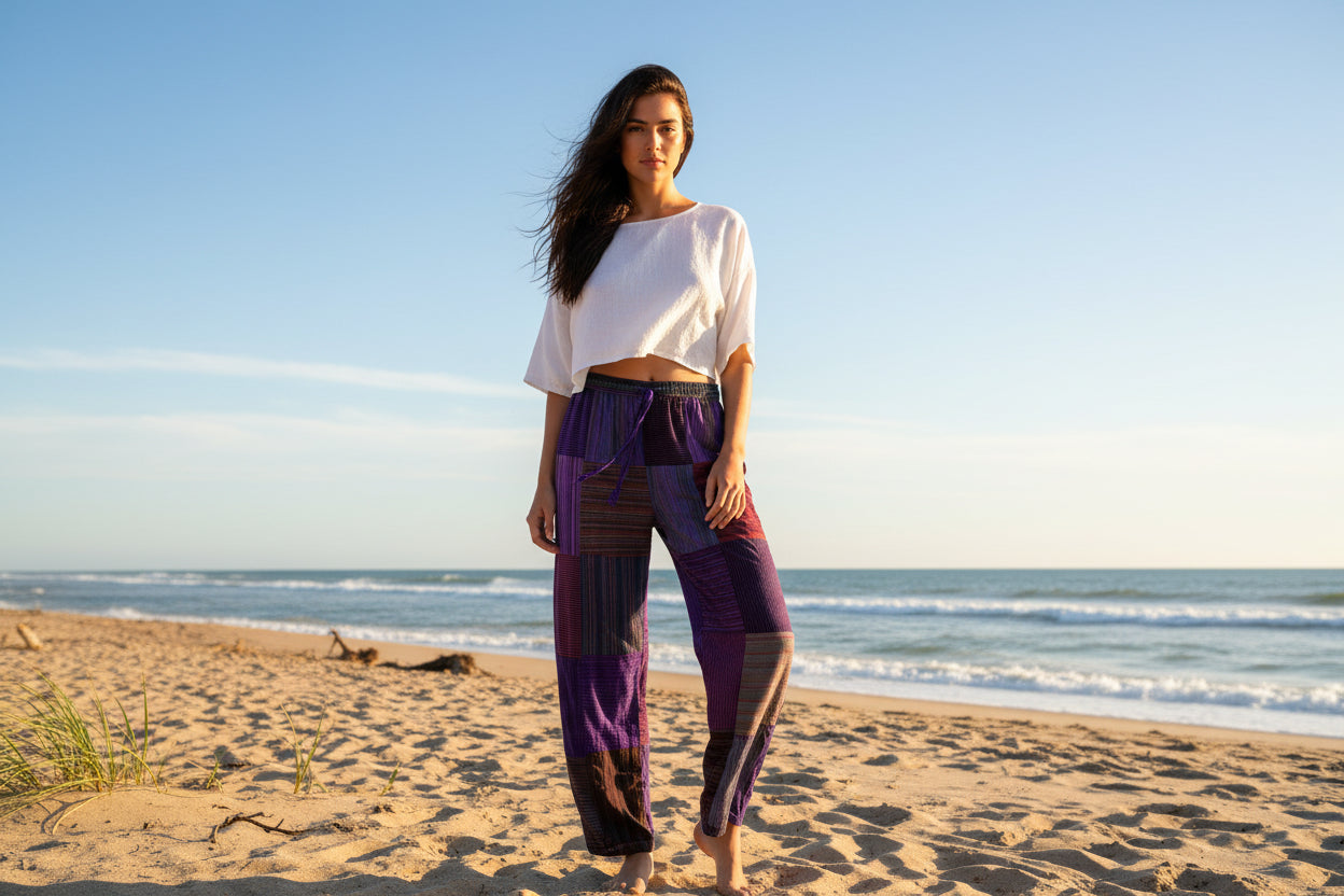 Culture Shop Patchwork Pants Sizes M,L