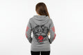 Ed Hardy Grey Hoodie Sweater Unisex Size XL