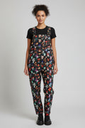 La Soul Black Mushroom Overalls Size Large