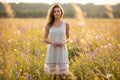 Origami Soft Short Dress with Lace Bottom